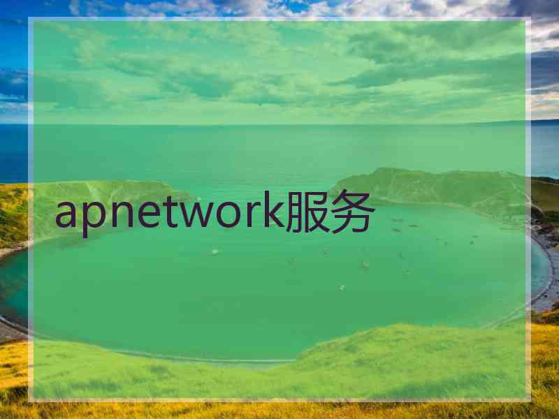 apnetwork服务 apnetwork服务