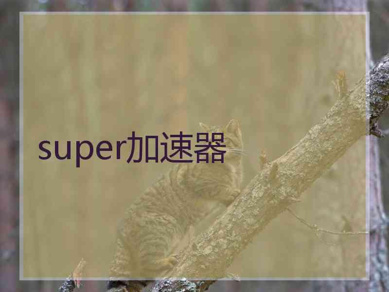 super加速器