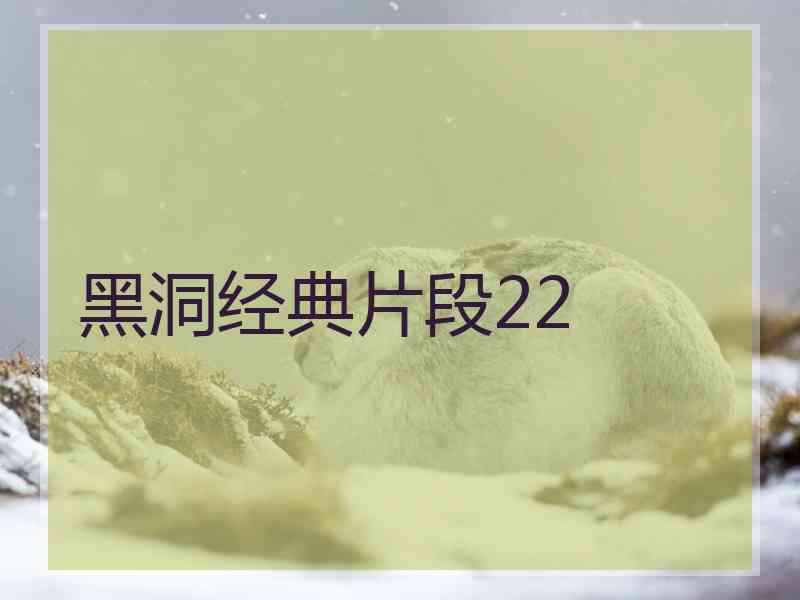 黑洞经典片段22