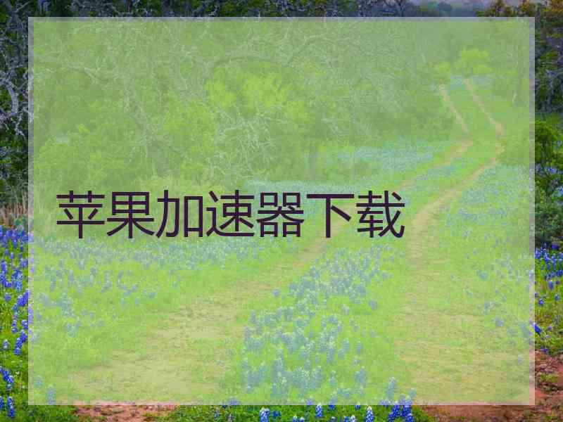 苹果加速器下载
