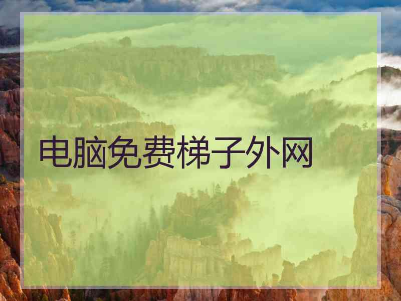 电脑免费梯子外网