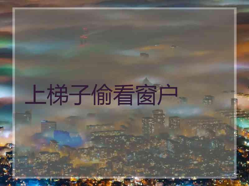 上梯子偷看窗户