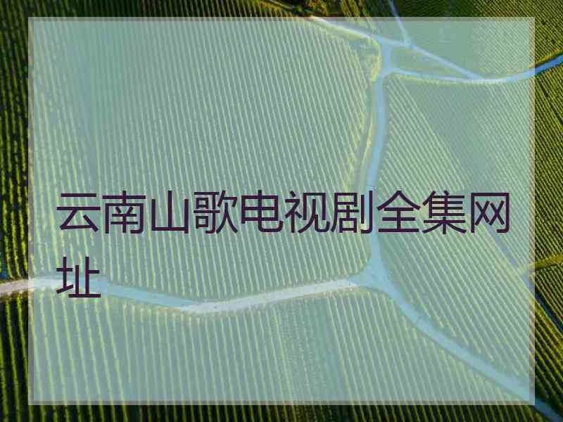 云南山歌电视剧全集网址