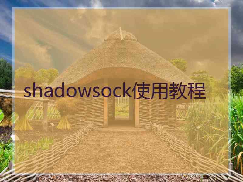 shadowsock使用教程