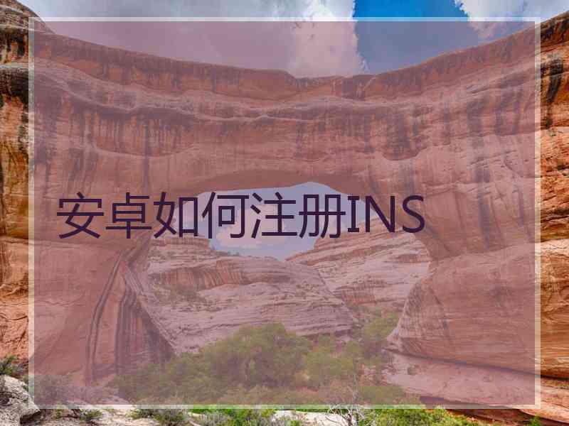 安卓如何注册INS
