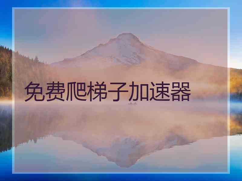 免费爬梯子加速器