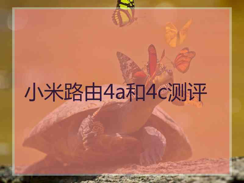 小米路由4a和4c测评