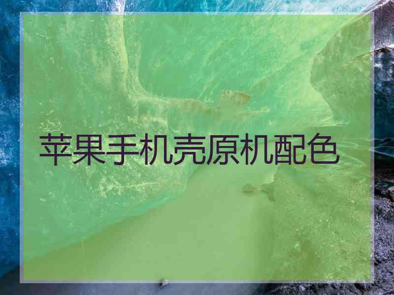 苹果手机壳原机配色