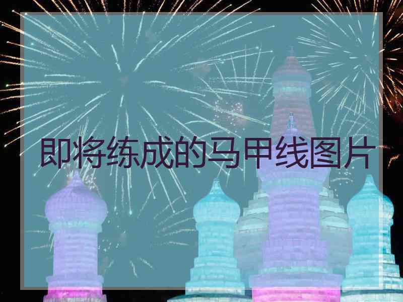 即将练成的马甲线图片