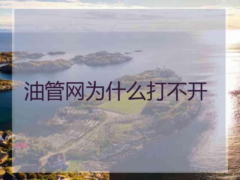油管网为什么打不开