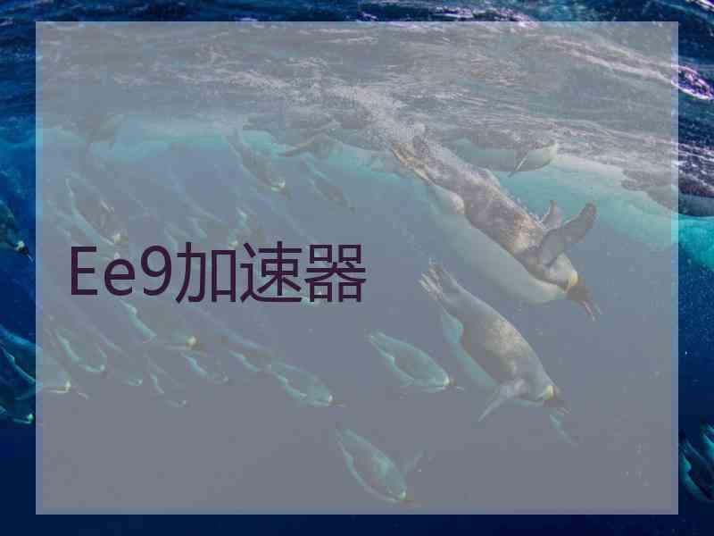 Ee9加速器