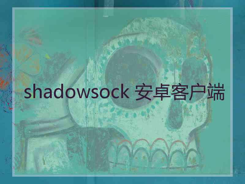 shadowsock 安卓客户端