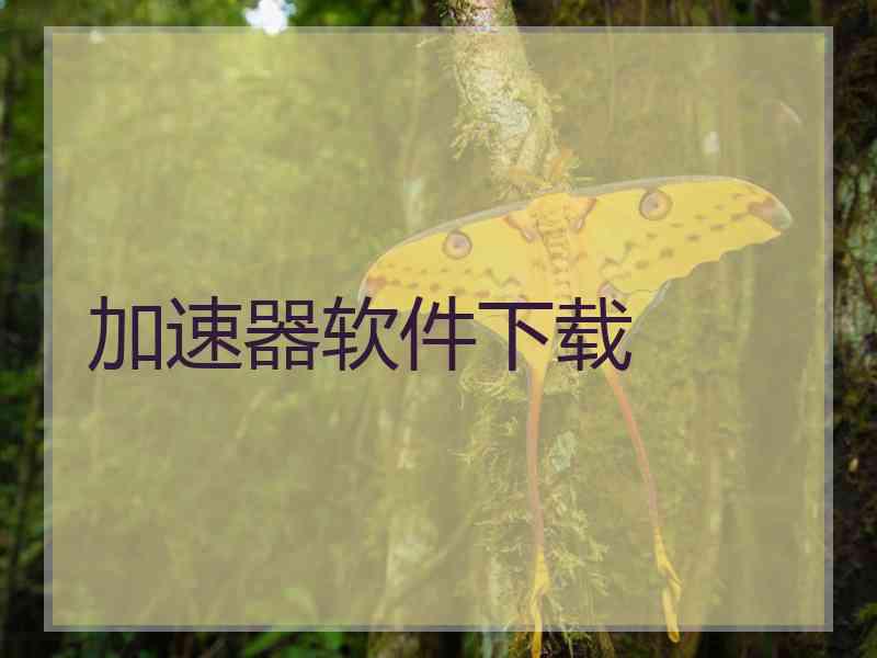 加速器软件下载