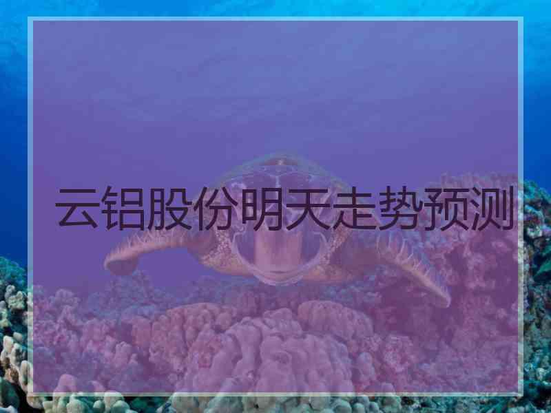 云铝股份明天走势预测