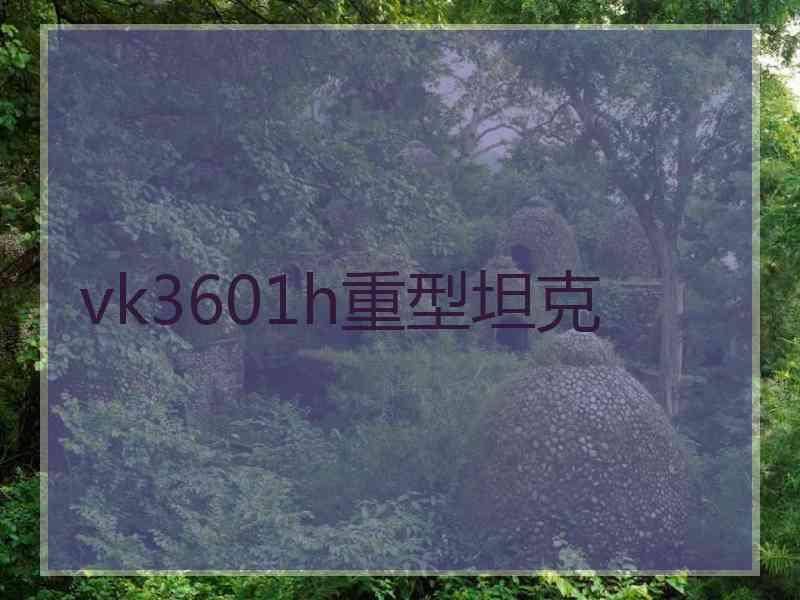 vk3601h重型坦克