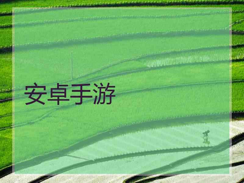 安卓手游