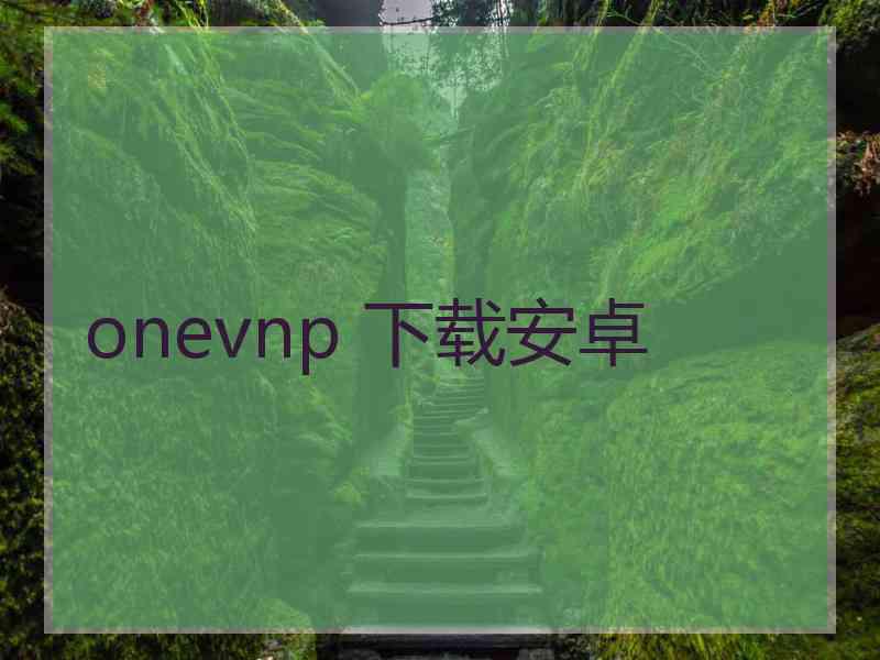 onevnp 下载安卓
