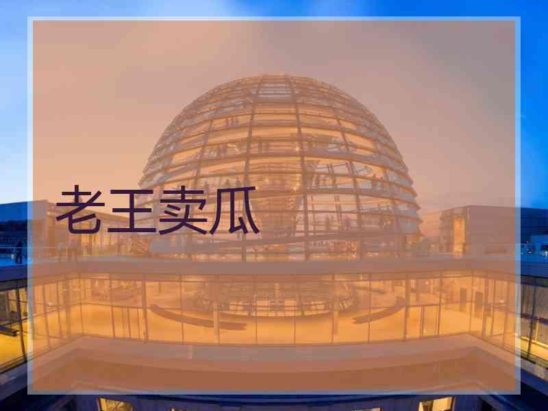 老王卖瓜