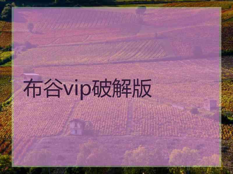 布谷vip破解版