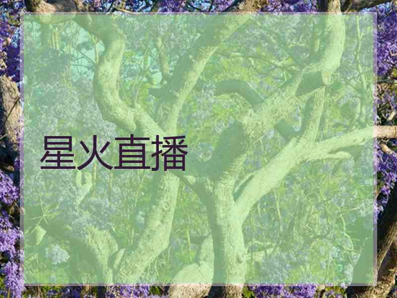 星火直播