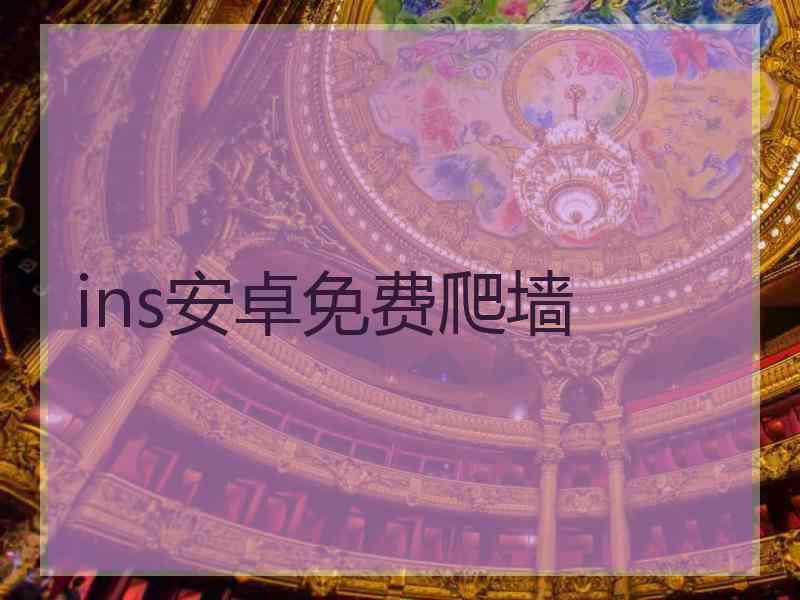 ins安卓免费爬墙