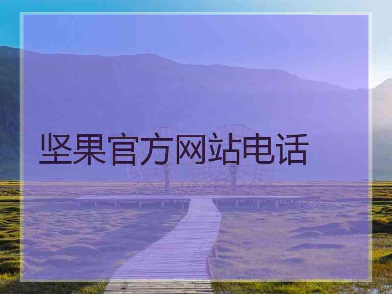 坚果官方网站电话