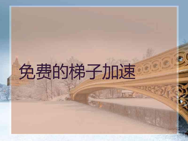 免费的梯子加速