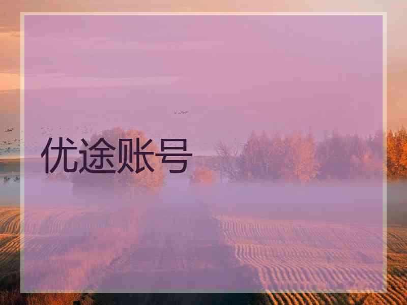 优途账号