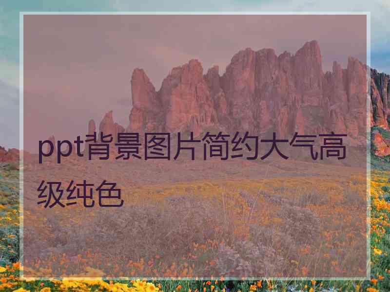 ppt背景图片简约大气高级纯色