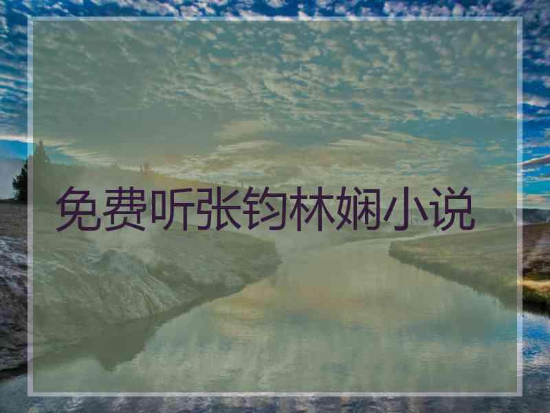 免费听张钧林娴小说