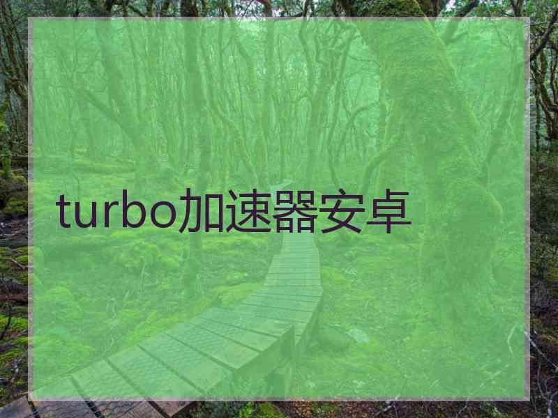 turbo加速器安卓