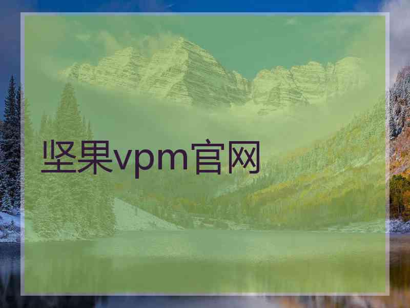 坚果vpm官网