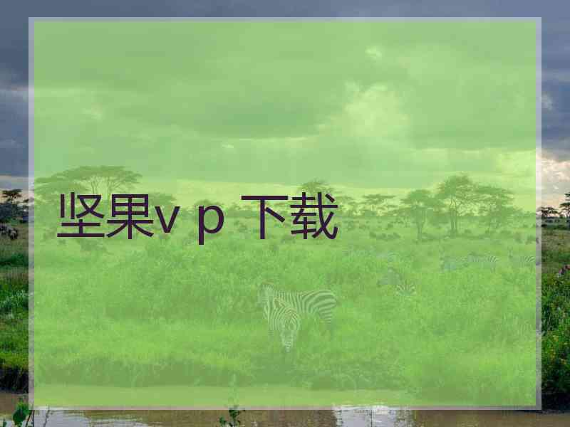 坚果v p 下载
