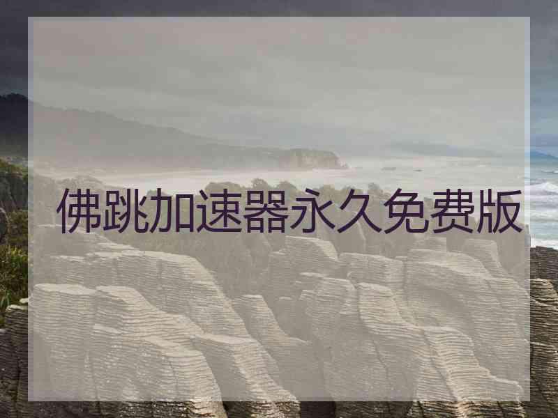 佛跳加速器永久免费版
