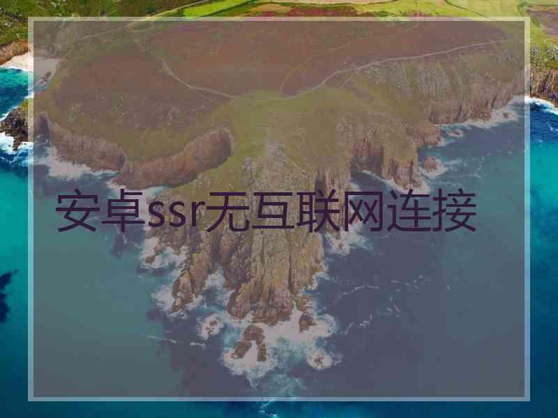 安卓ssr无互联网连接