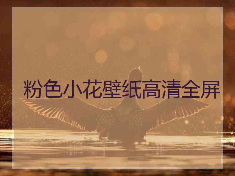 粉色小花壁纸高清全屏