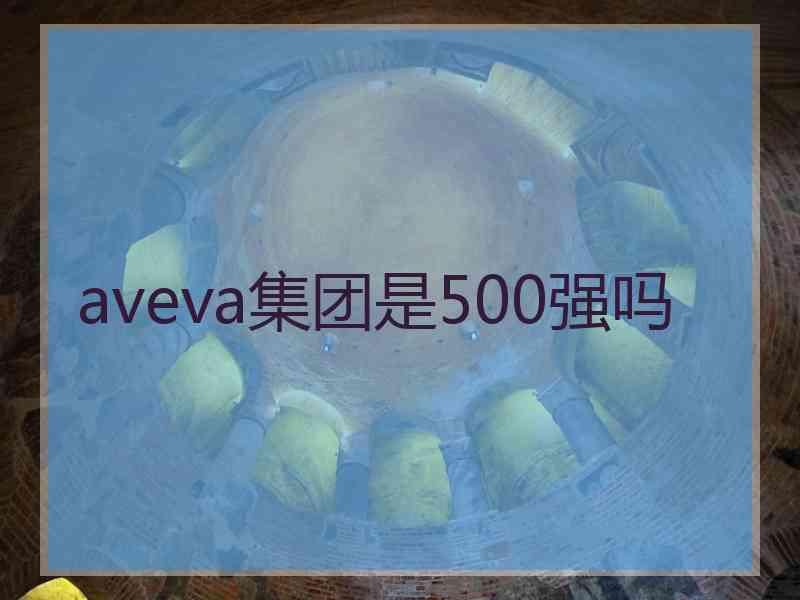 aveva集团是500强吗