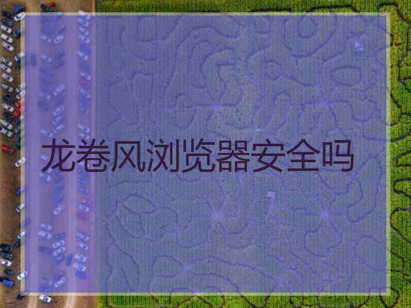 龙卷风浏览器安全吗
