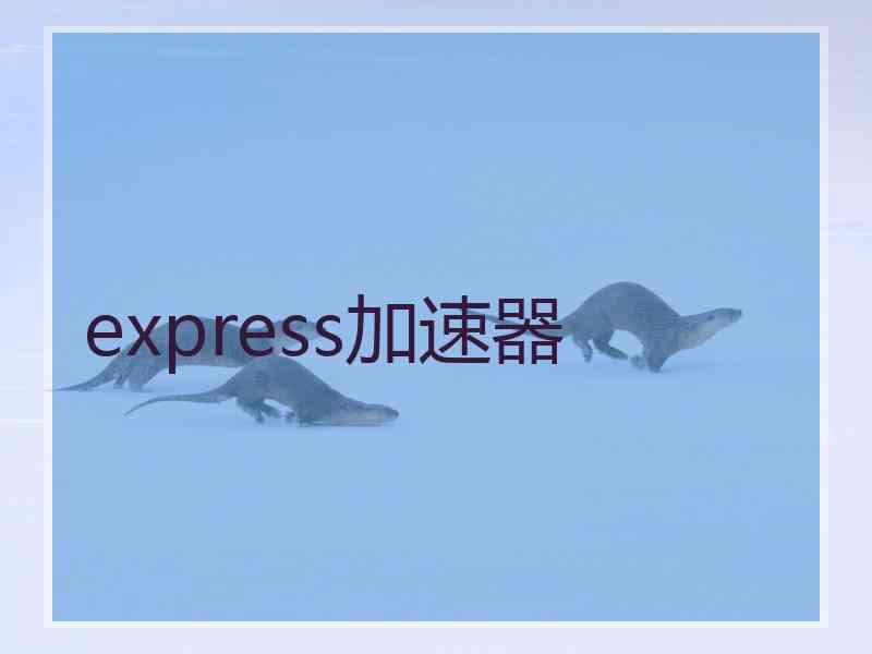 express加速器