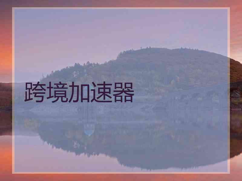跨境加速器