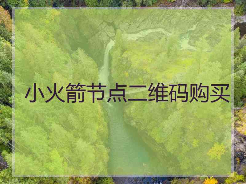 小火箭节点二维码购买