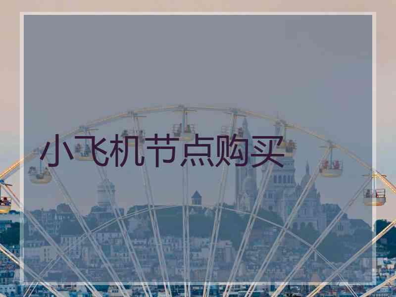 小飞机节点购买