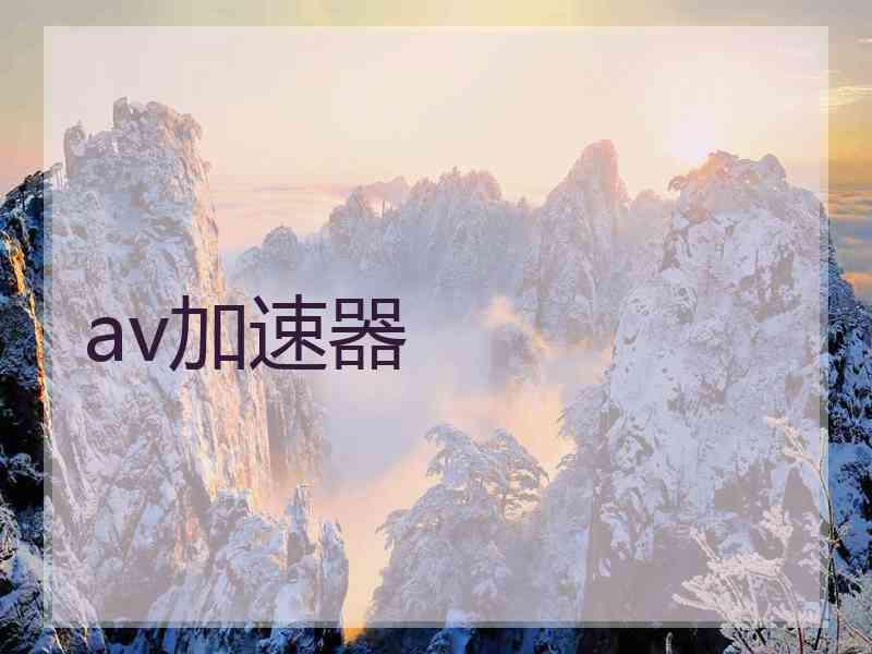 av加速器