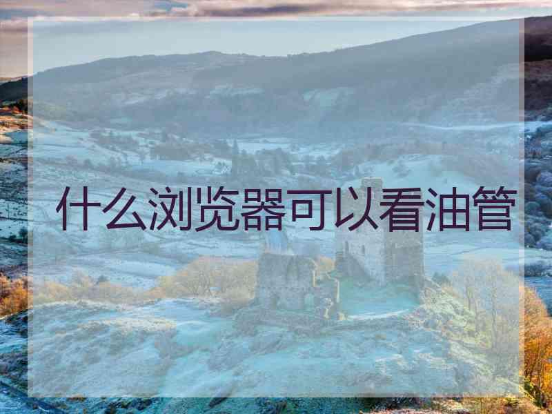什么浏览器可以看油管