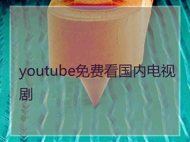youtube免费看国内电视剧