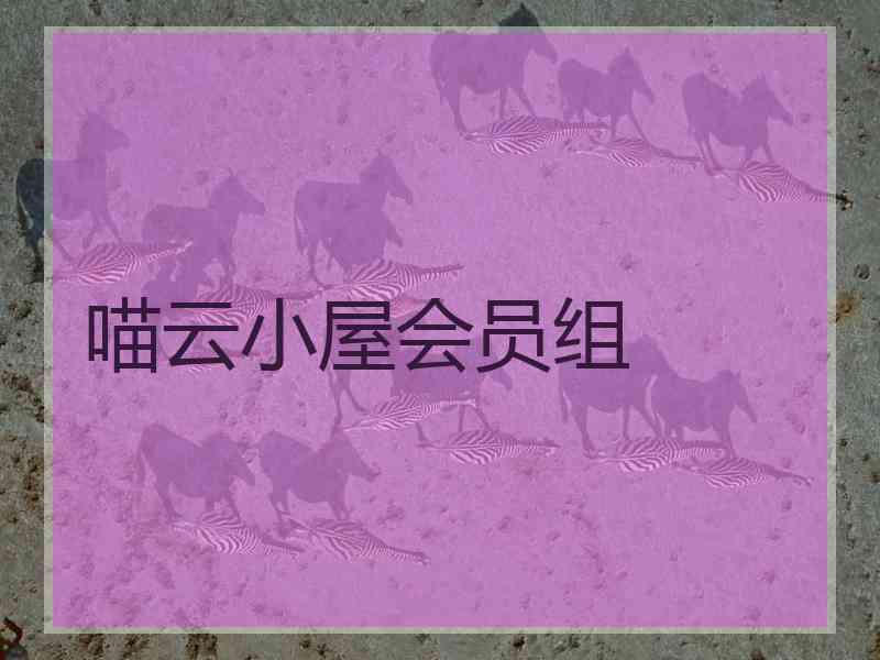 喵云小屋会员组
