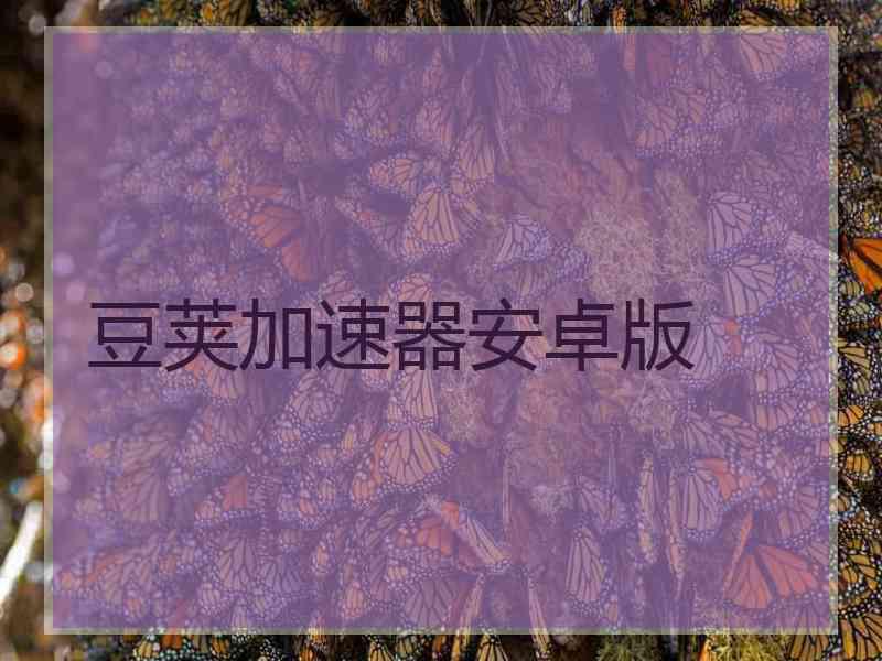 豆荚加速器安卓版