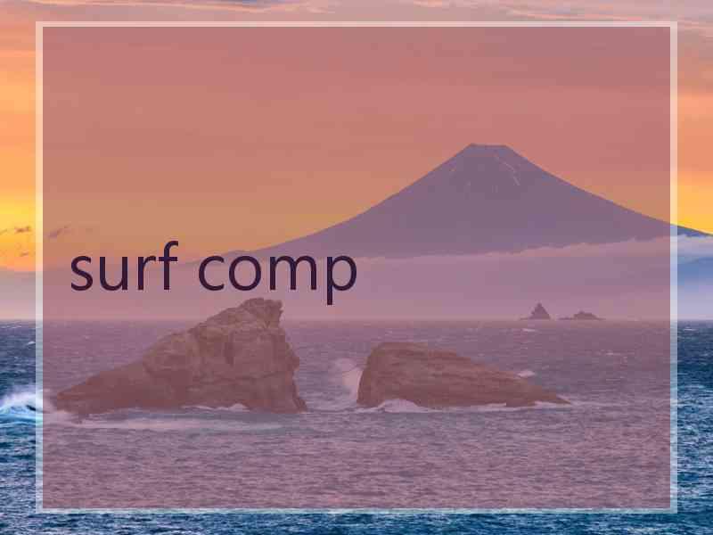 surf comp