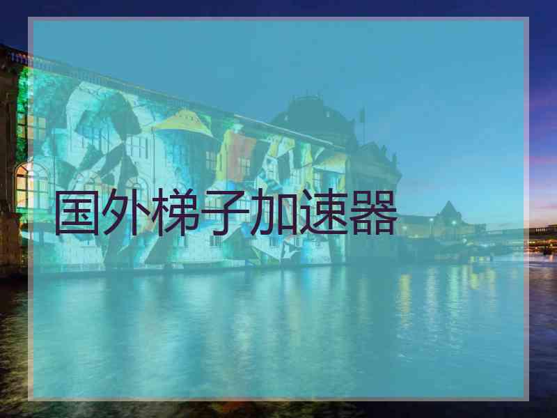 国外梯子加速器