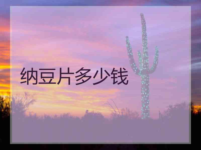 纳豆片多少钱